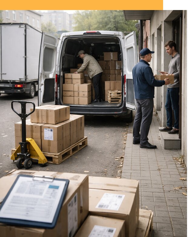 Доставка грузов от двери до двери с таможней от 47160 руб.