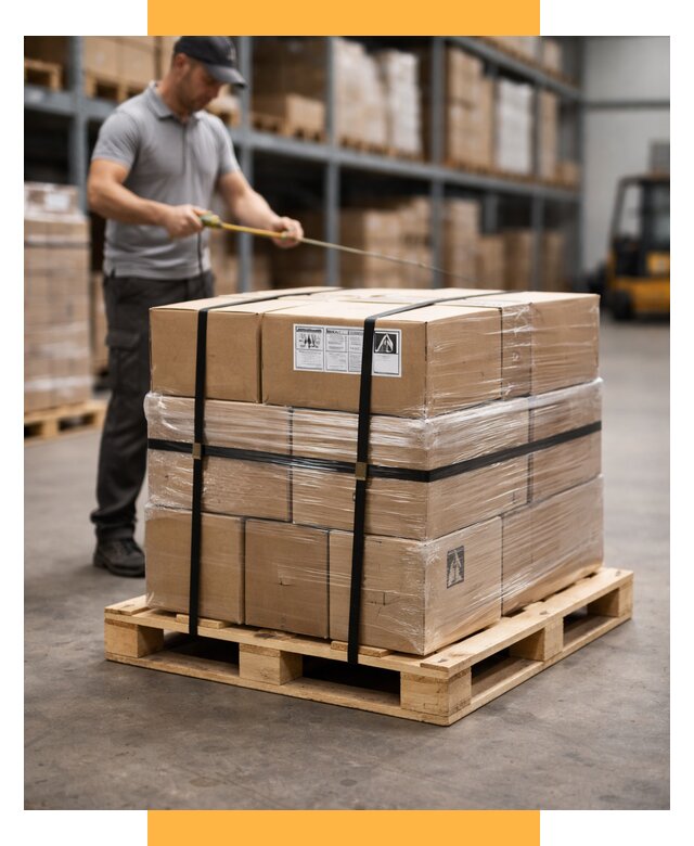 Упаковка и паллетирование грузов от 3668 р. | СетСервис-Чрх