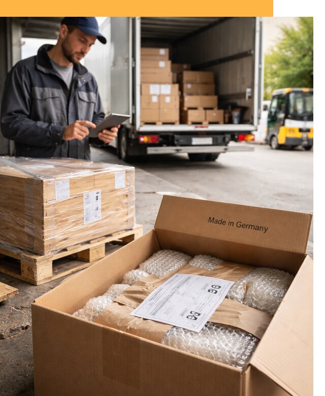 Доставка грузов из Германии от 47160 руб с таможенным оформлением