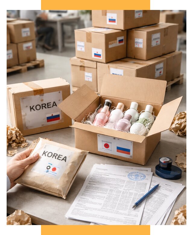 Доставка косметики из Кореи от 8908 р. под ключ | СетСервис-Чрх