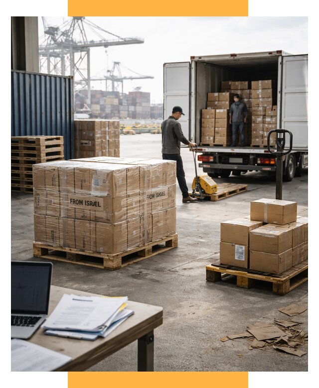 Доставка грузов из Израиля от 15720 р., логистика от СетСервис-Чрх