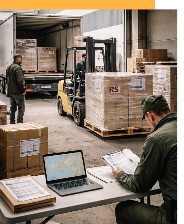 Доставка грузов в Сербию от 47160 руб, международные перевозки