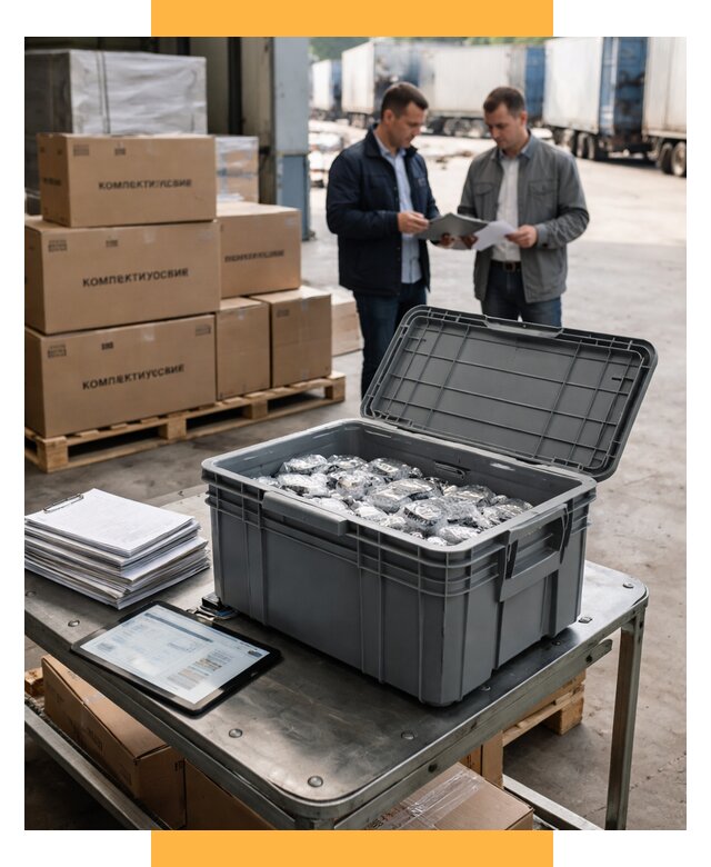 Перевозка комплектующих из Китая от 6812 р. | СетСервис-Чрх