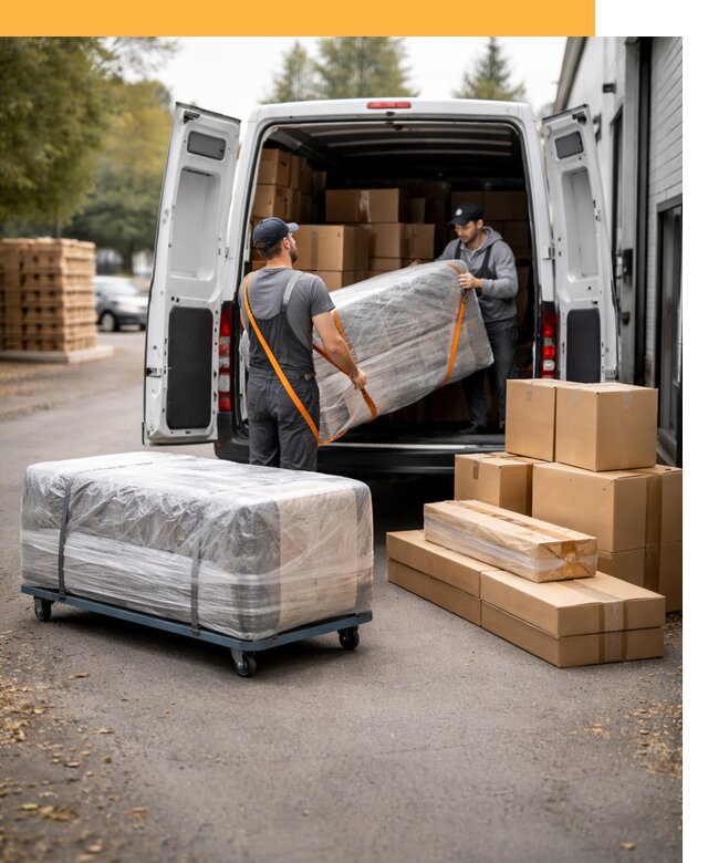 Перевозка мебели по России и за рубеж с таможней от 7860