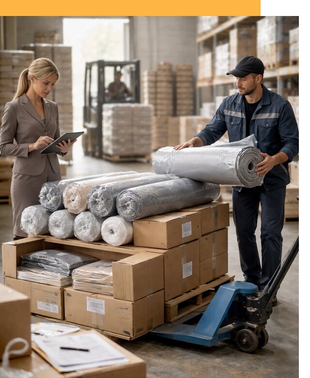 Перевозка текстиля по миру от 15720 руб. с таможней и страхованием