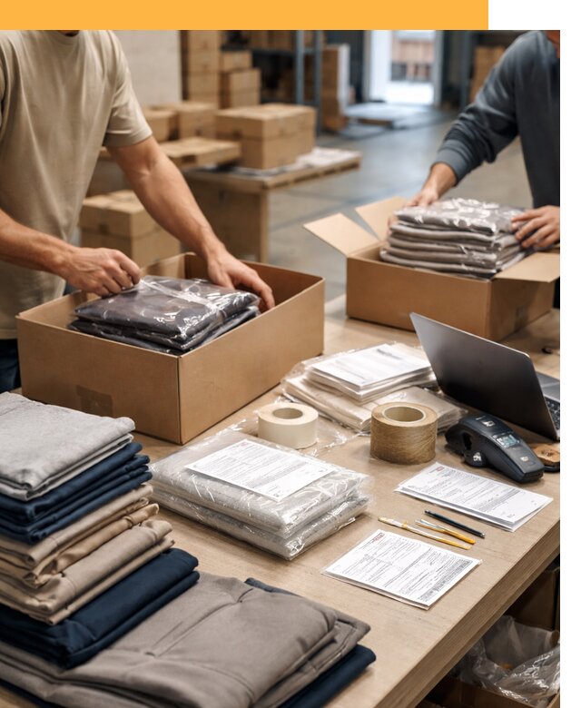 Перевозка одежды по миру от 7860 руб. с таможенным оформлением