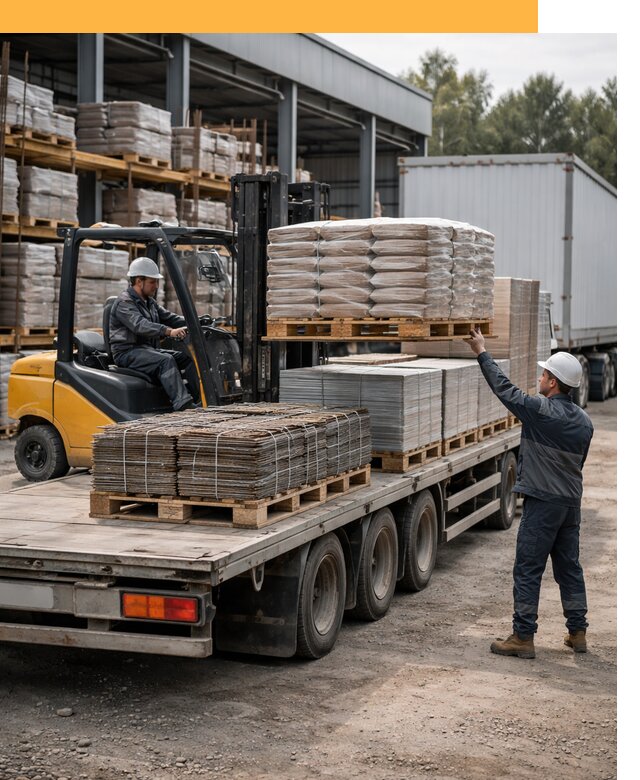 Перевозка строительных материалов по миру от 5764 руб