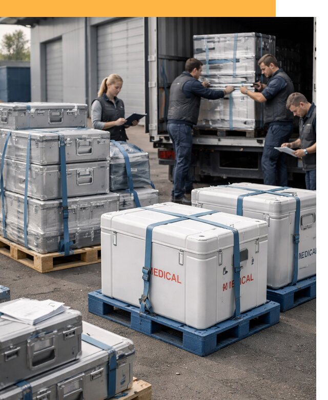 Перевозка медицинского оборудования по всему миру от 15720 руб