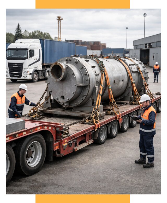 Перевозка тяжеловесных грузов под ключ от 157200 р. | СетСервис-Чрх