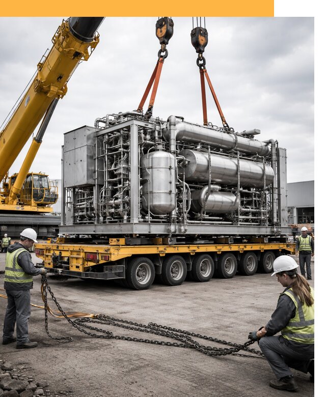 Перевозка тяжеловесных грузов по миру от 157200 руб