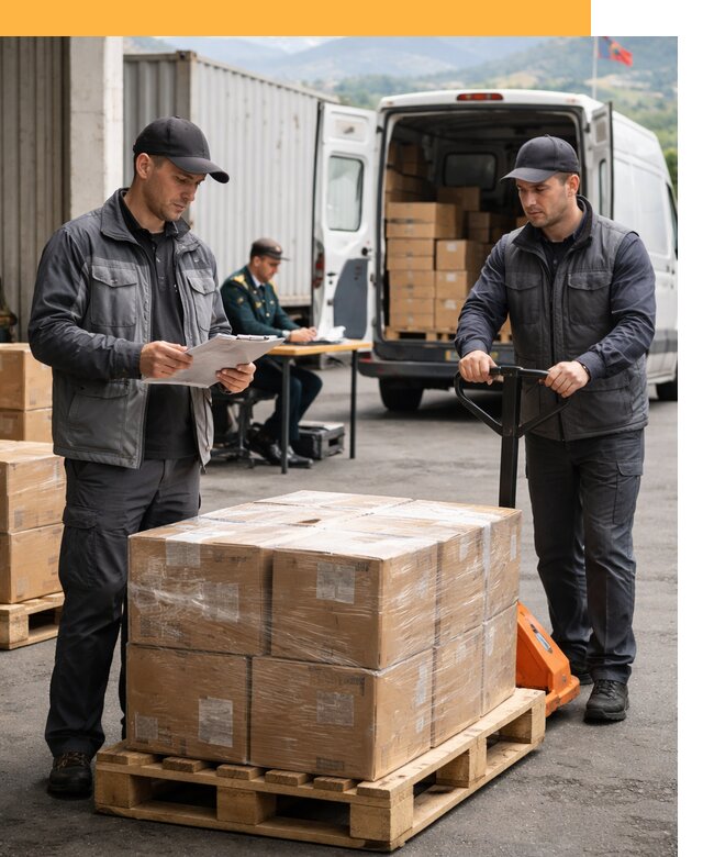 Доставка грузов через Армению, быстрая таможенная очистка от 26200