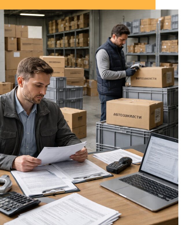 Таможенное оформление автозапчастей по выгодным тарифам от 8908