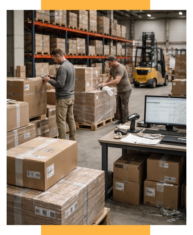 Склад консолидации в Европе от 6812 р., услуги СетСервис-Чрх