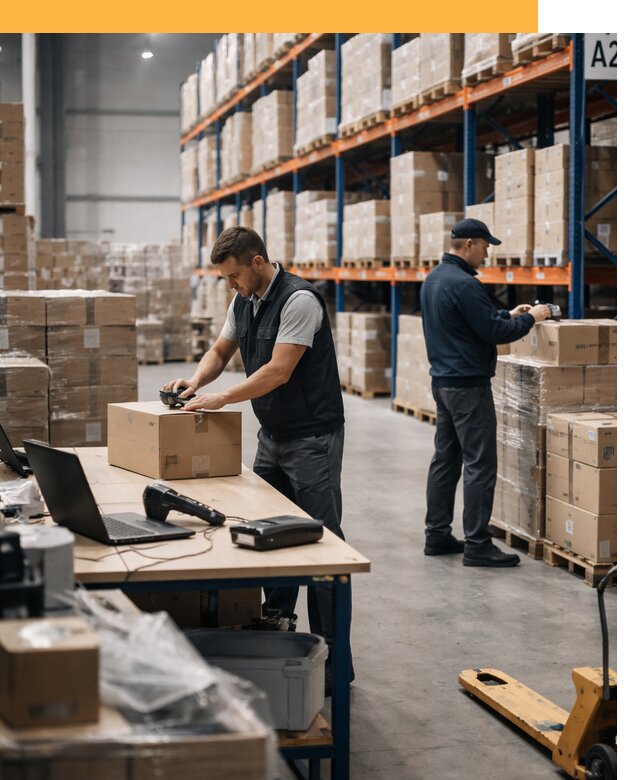 Склад консолидации в Европе: хранение, сортировка от 6812